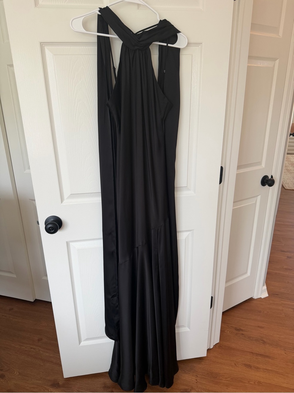 Eileen Matte Satin Dress - Black
S